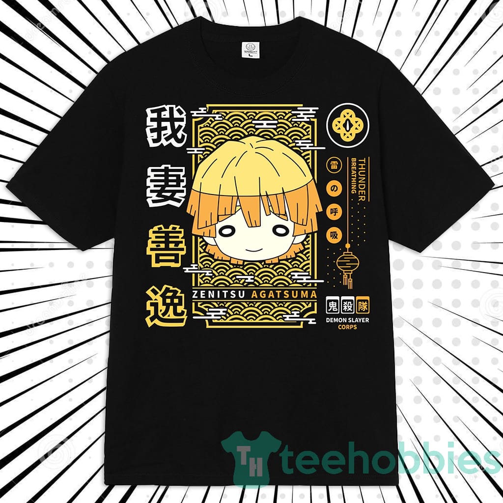 Agatsuma Zenitsu Anime Manga Unisex T-Shirt For Anime Fans