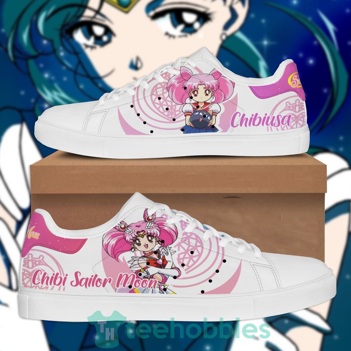 Chibiusa Tsukino Chibi Sailor Moon Anime Lover Skate Shoes For Fans