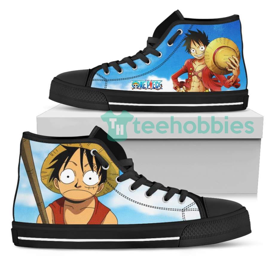 Custom One Piece Anime Fans Monkey D. Luffy Shoes High Top