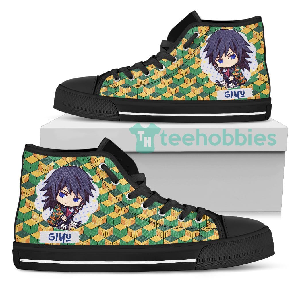 Cute Giyu Custom Demon Slayer Anime Anime High Top Shoes