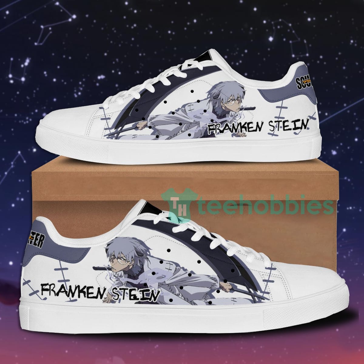 Dr. Franken Stein Custom Soul Eater Anime Skate Shoes For Men And Women Product photo 1
