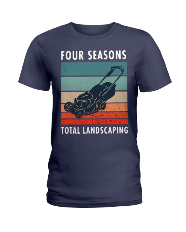 four season total landscaping lawn and order shirt ladies t shirt navy 600x750px Four Season Total Landscaping Lawn And Order Shirt