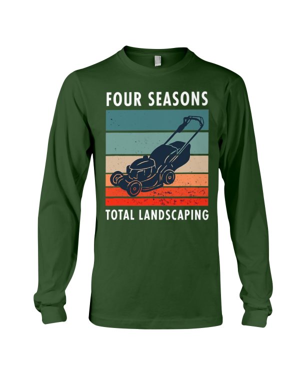 four season total landscaping lawn and order shirt long sleeve forest green 600x750px Four Season Total Landscaping Lawn And Order Shirt