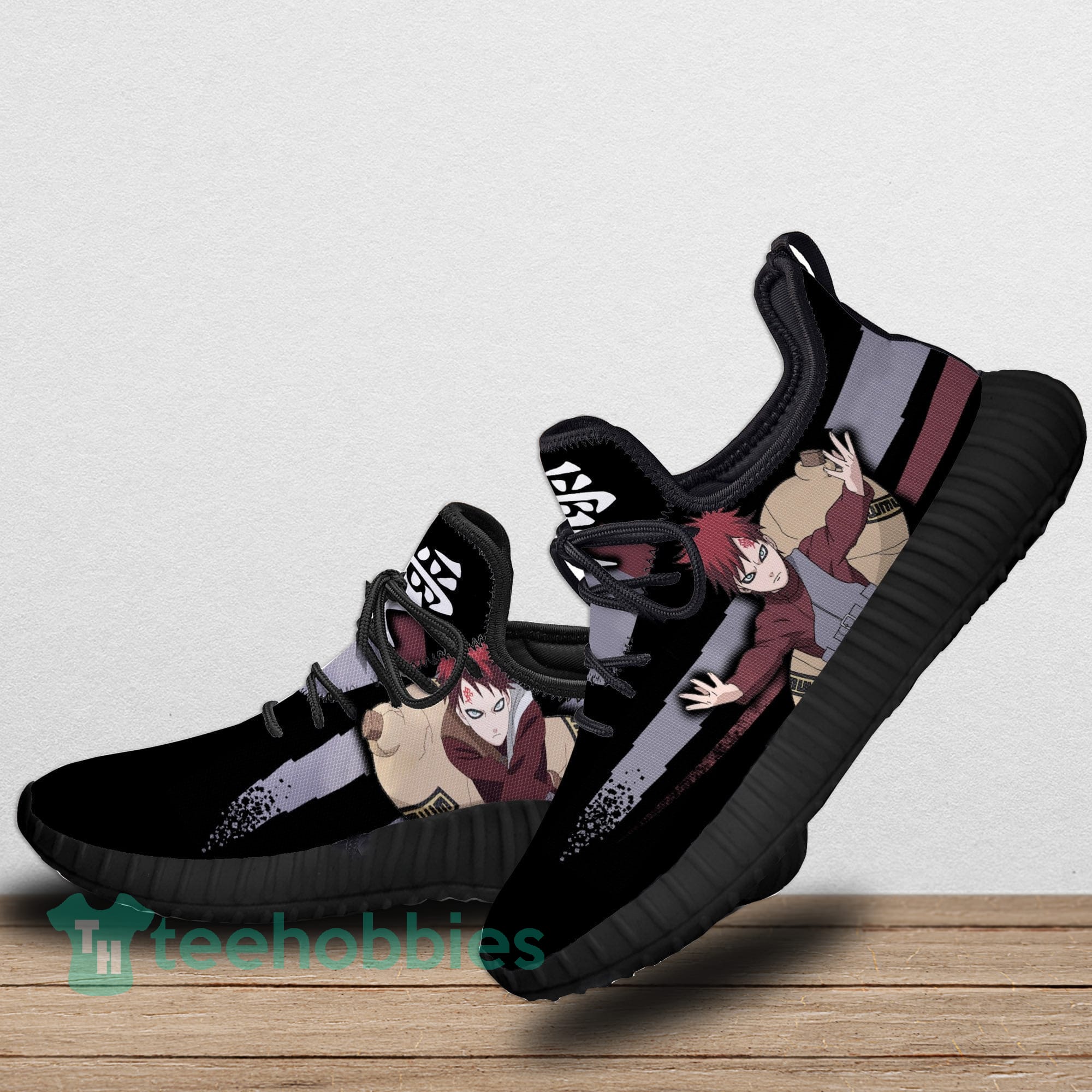 Gaara Jutsu Custom Anime For Fans Reze Shoes Sneaker Product photo 2