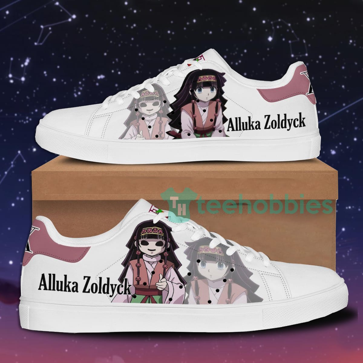Hunter & Hunter Alluka Zoldyck Custom Anime Skate Shoes For Men And Women Product photo 1
