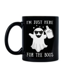 I'm Just Here for the Boos Halloween Coffee Mug - Mug 11oz - Black