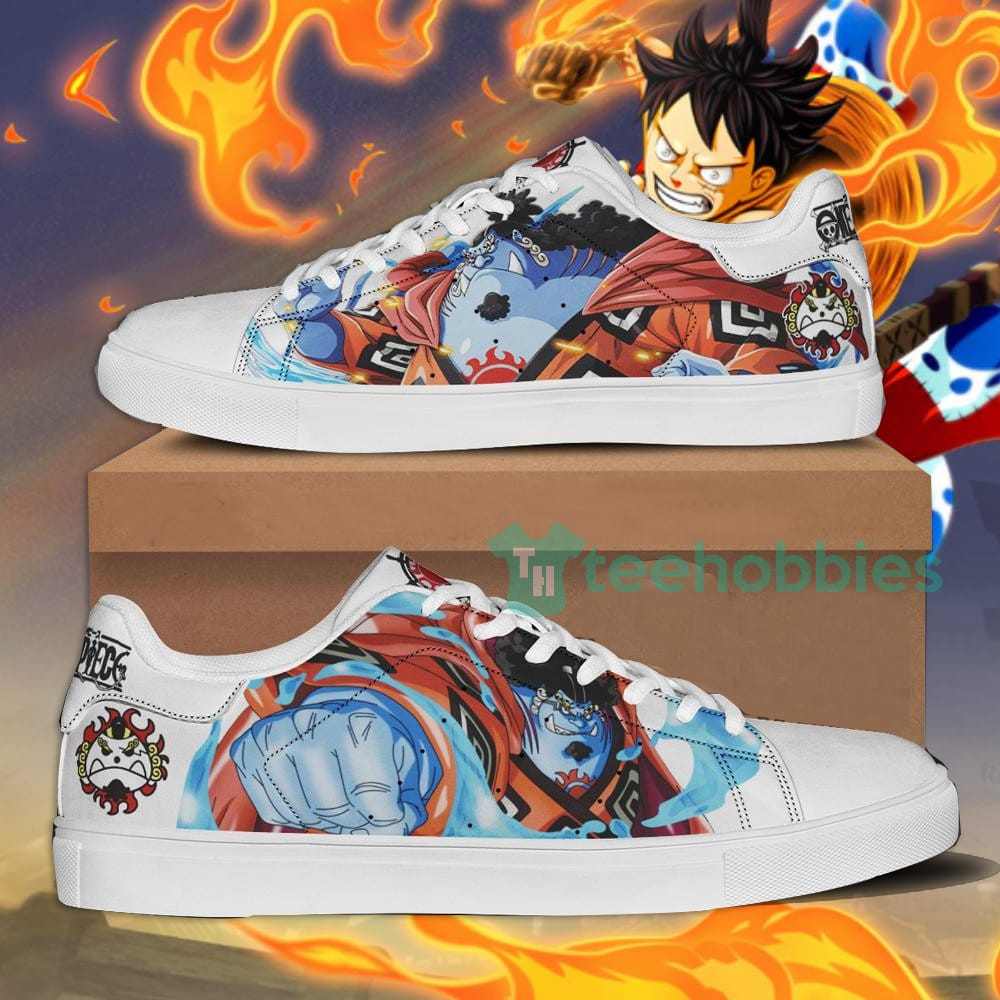 Jinbei One Piece Fans Custom Anime Skate Shoes