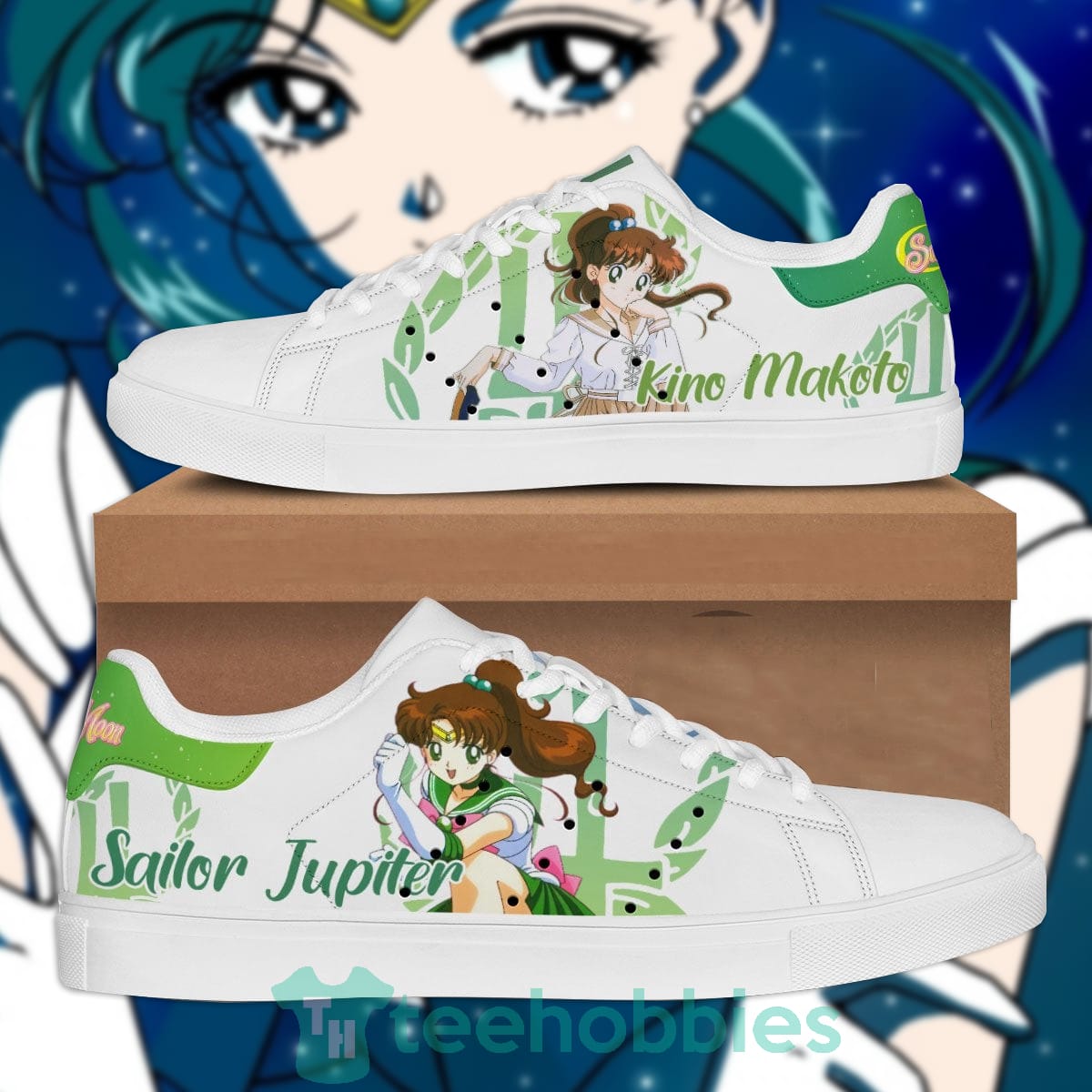Jupiter Sailor Moon Anime Lover Skate Shoes For Fans