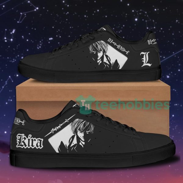 light yagami death note custom anime skate shoes for men and women 1 1sQCf 600x600px Light Yagami Death Note Custom Anime Skate Shoes For Men And Women