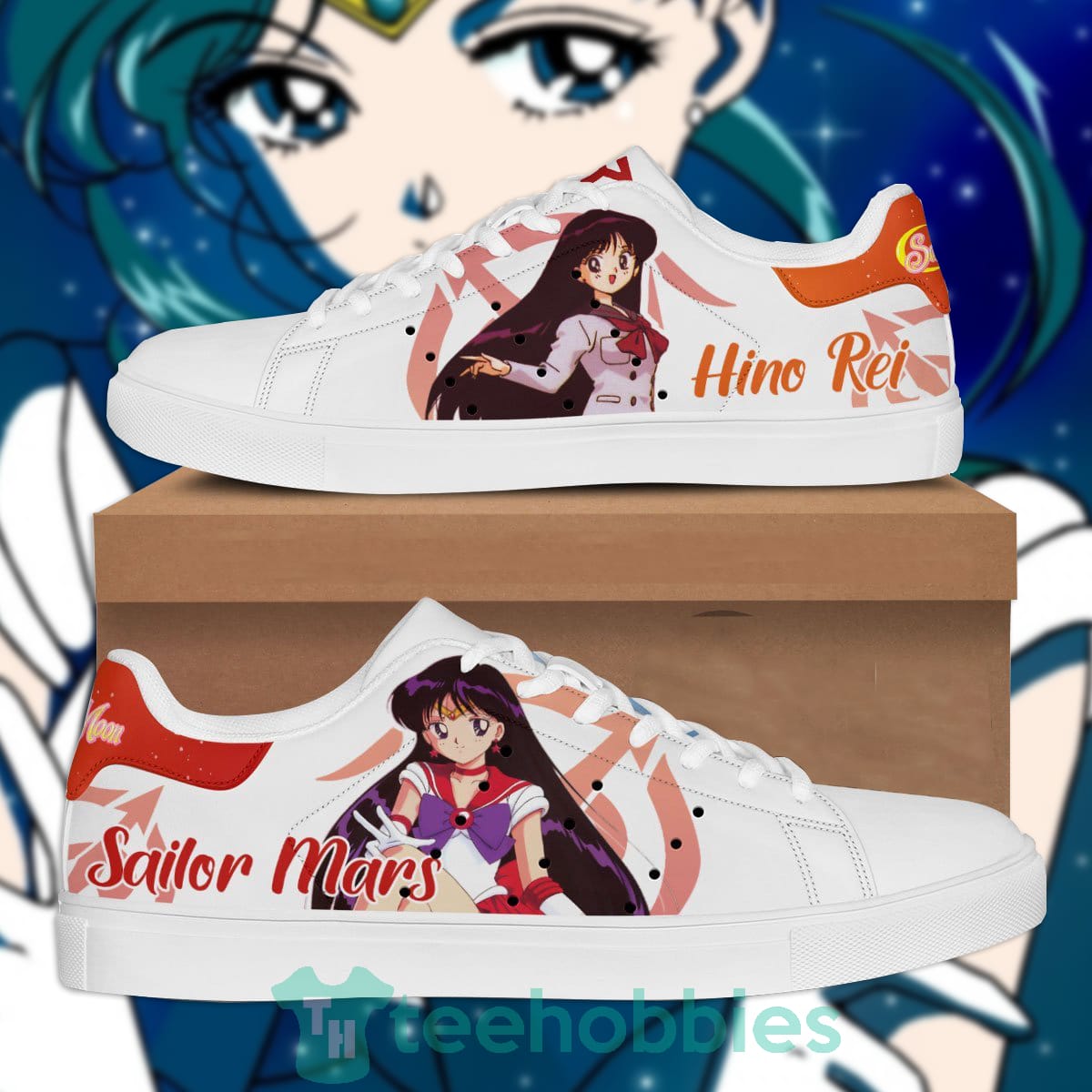 Mars Sailor Moon Anime Lover Skate Shoes For Fans