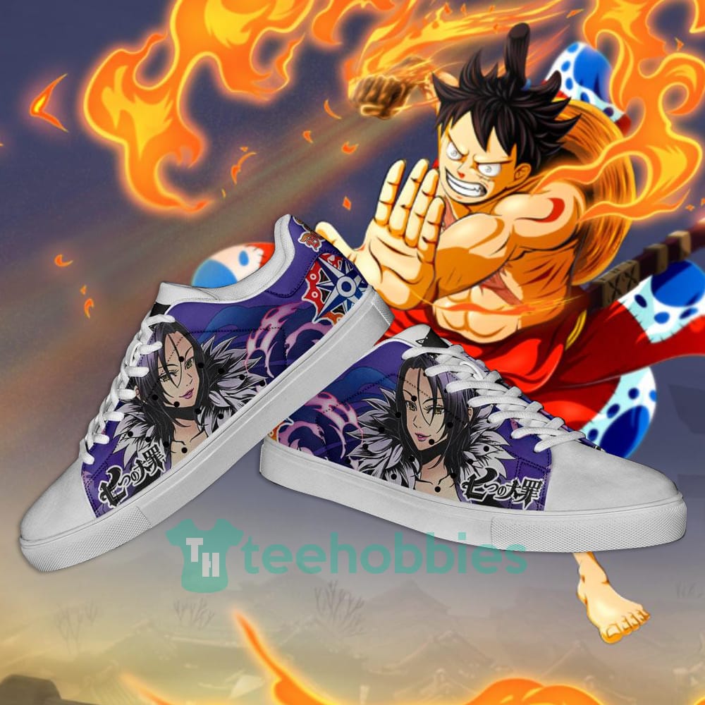 Merlin The Seven Deadly Sins Anime Custom Skate Shoes For Men And Women Product photo 2