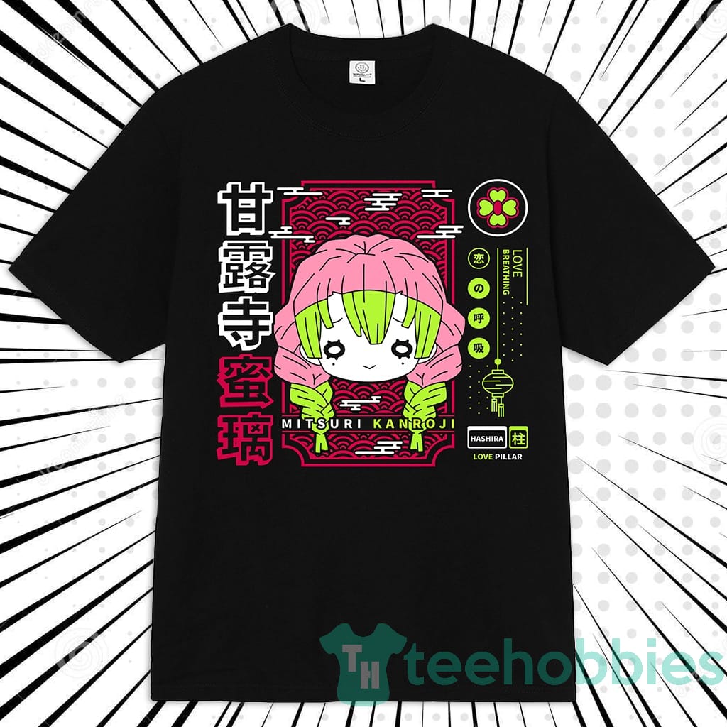 Mitsuri Kanroji Anime Manga Unisex T-Shirt For Anime Fans
