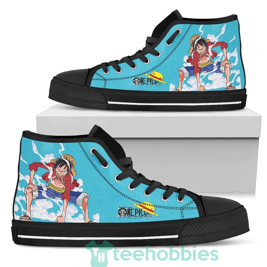 Monkey D Luffy High Top Shoes Anime Custom One Piece Anime Fans