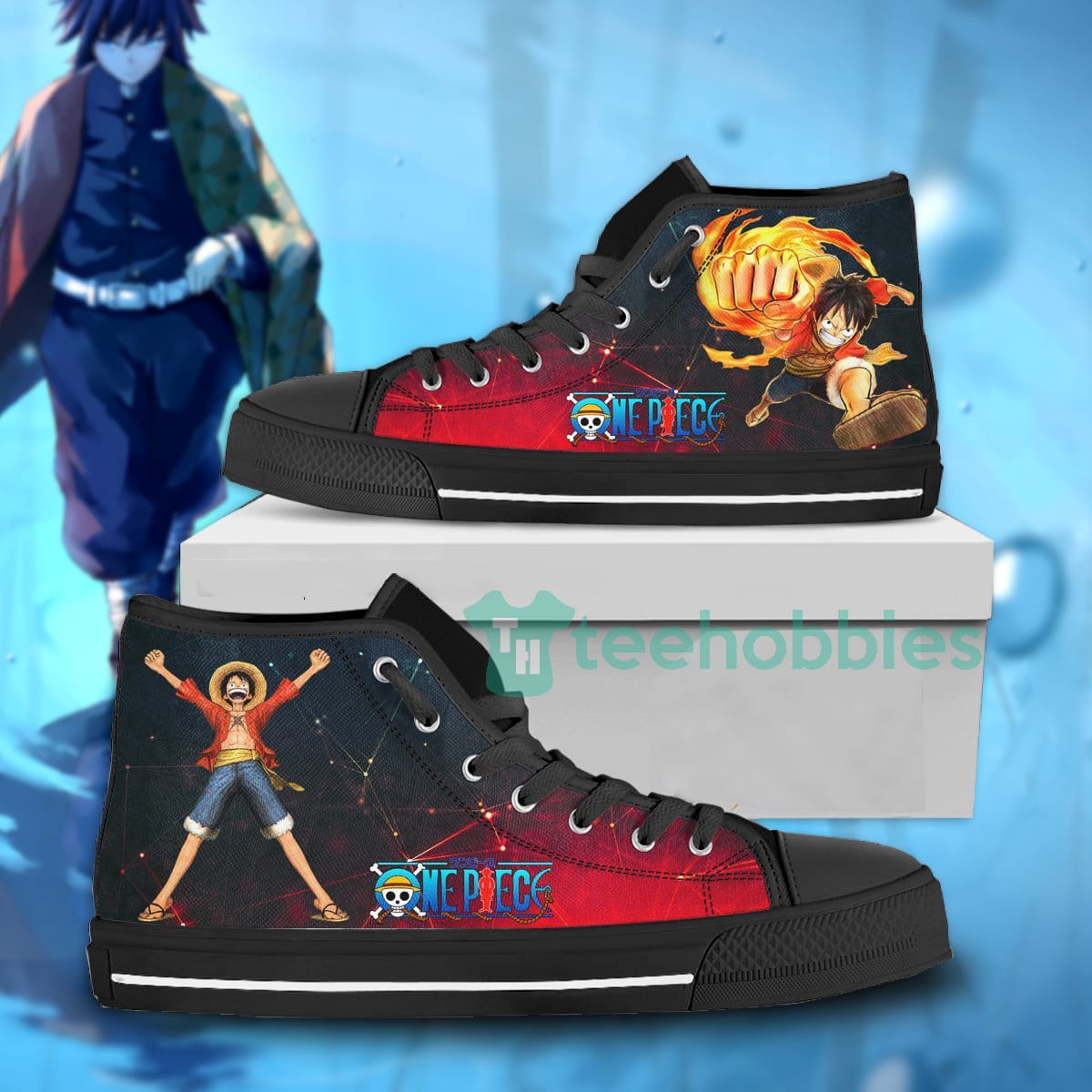Monkey D. Luffy Custom One Piece Anime Best Gift High Top Shoes
