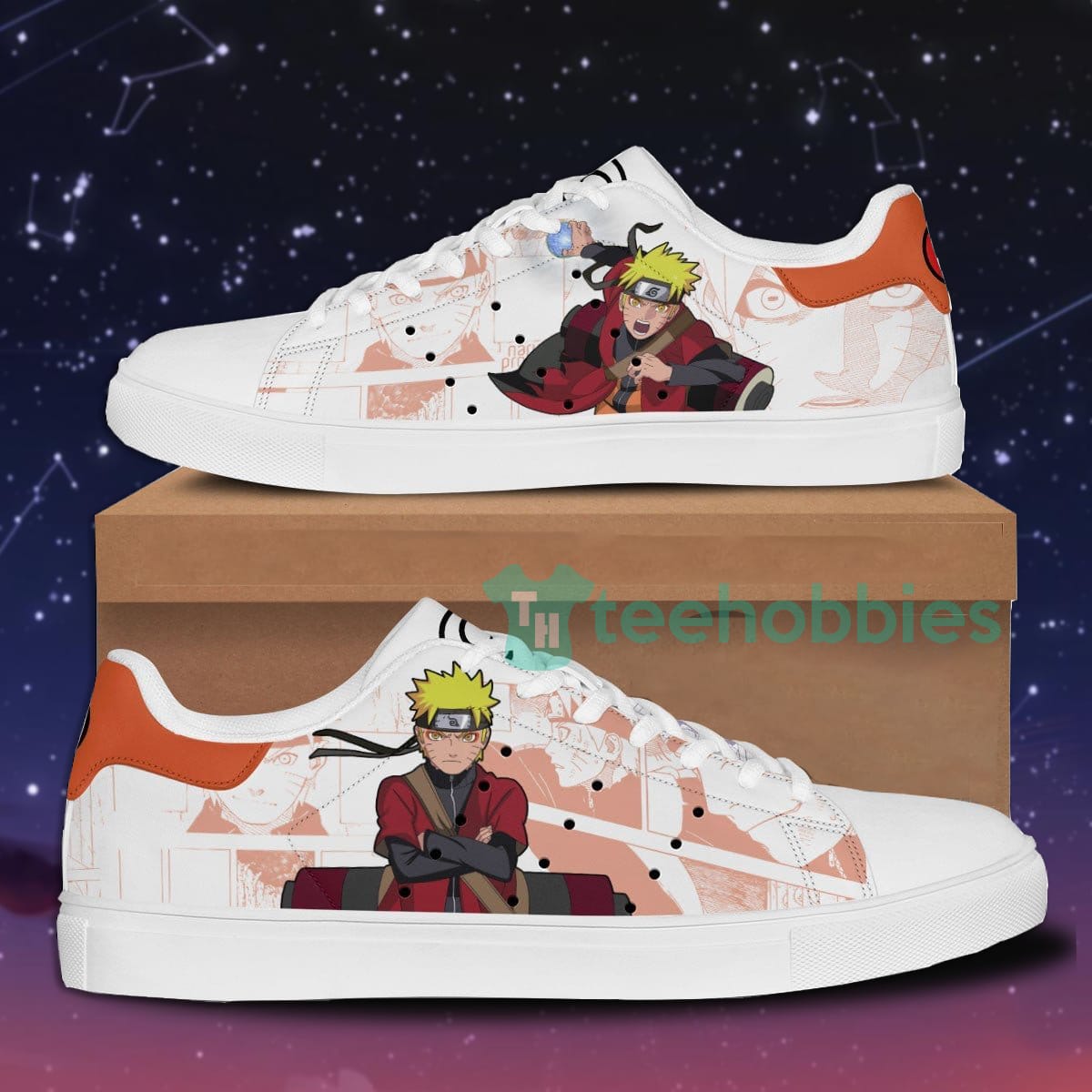 Naruto Uzumaki Sage Custom Naruto Anime Skate Shoes For Men And Women