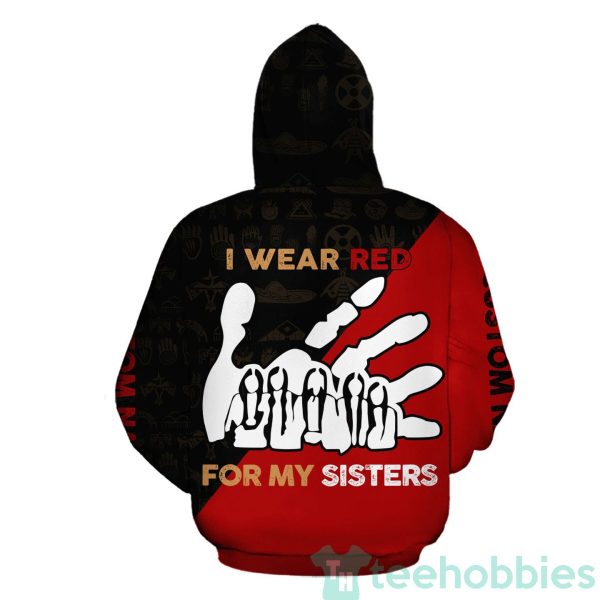 no more stolen sisters i wear red for my sisters custom name 3d hoodie zip hoodie 4 vvMrw 600x600px No More Stolen Sisters I Wear Red For My Sisters Custom Name 3D Hoodie Zip Hoodie
