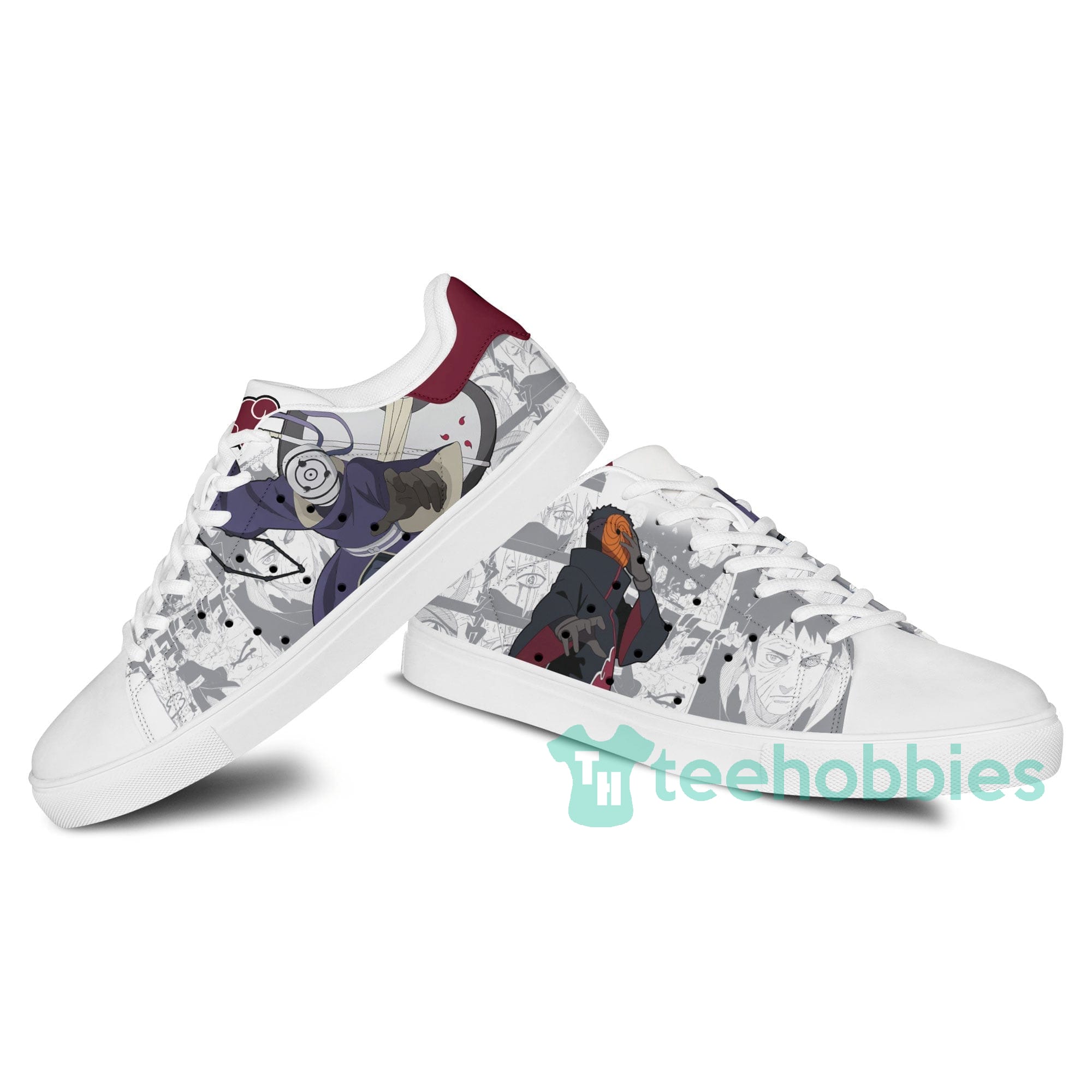 Obito Uchiha Custom Naruto Anime Skate Shoes For Men And Women Product photo 2