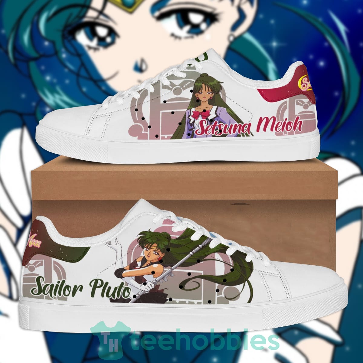 Pluto Sailor Moon Anime Lover Skate Shoes For Fans
