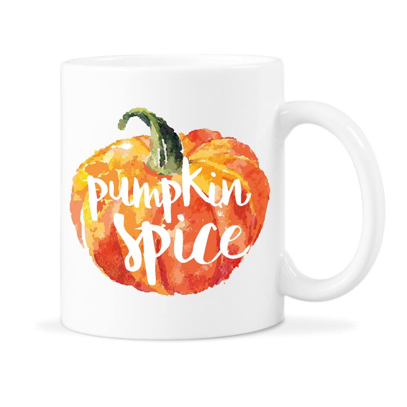 Pumpkin Mug Pumpkin Spice Halloween Coffee Mug - Mug 11oz - White