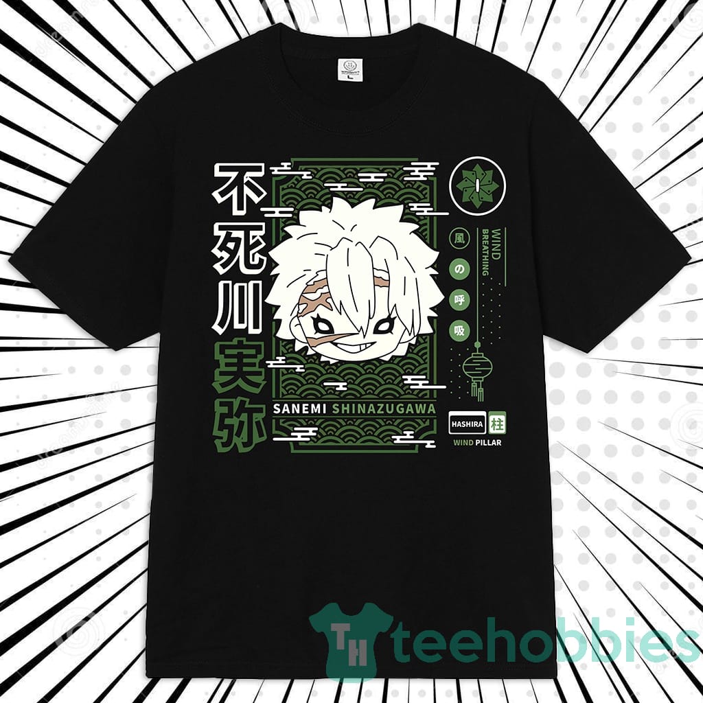 Sanemi Anime Manga Unisex T-Shirt For Anime Fans
