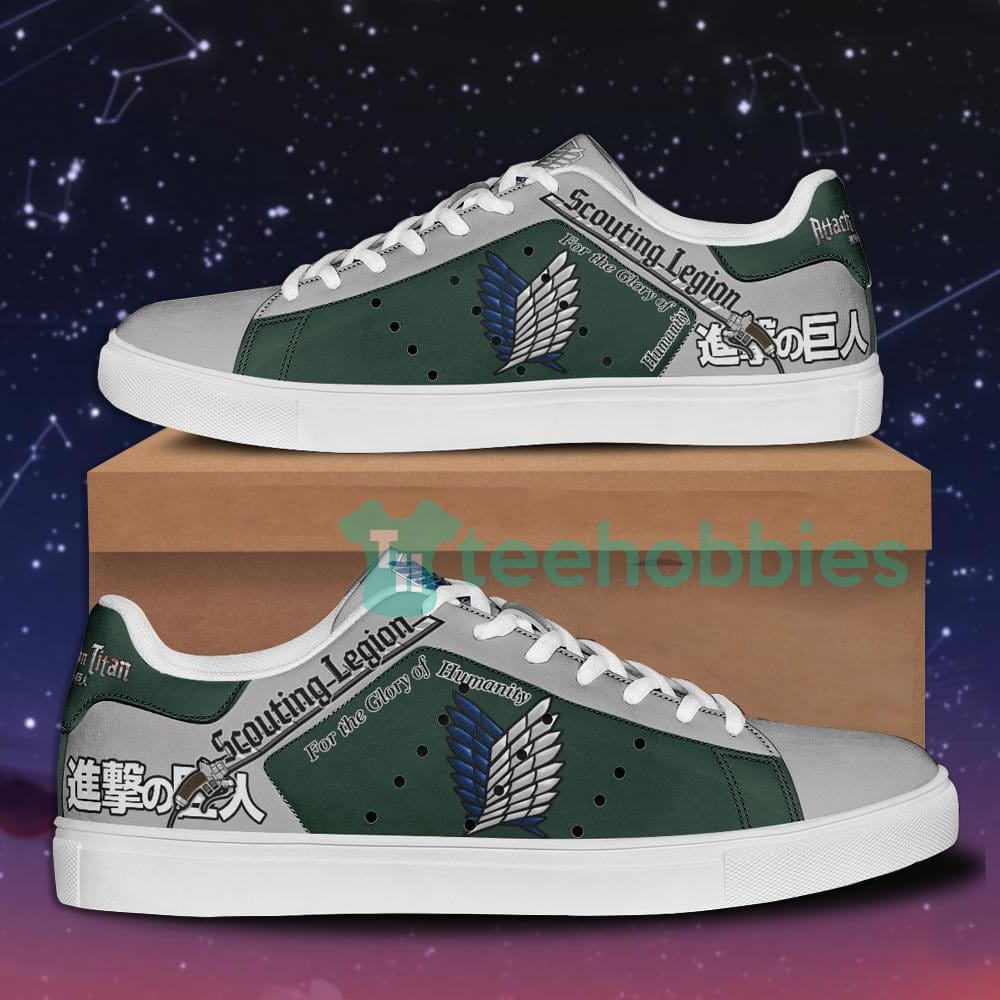 Scouting legion Skate Sneakers Attack On Titan Anime Lover Skate Shoes
