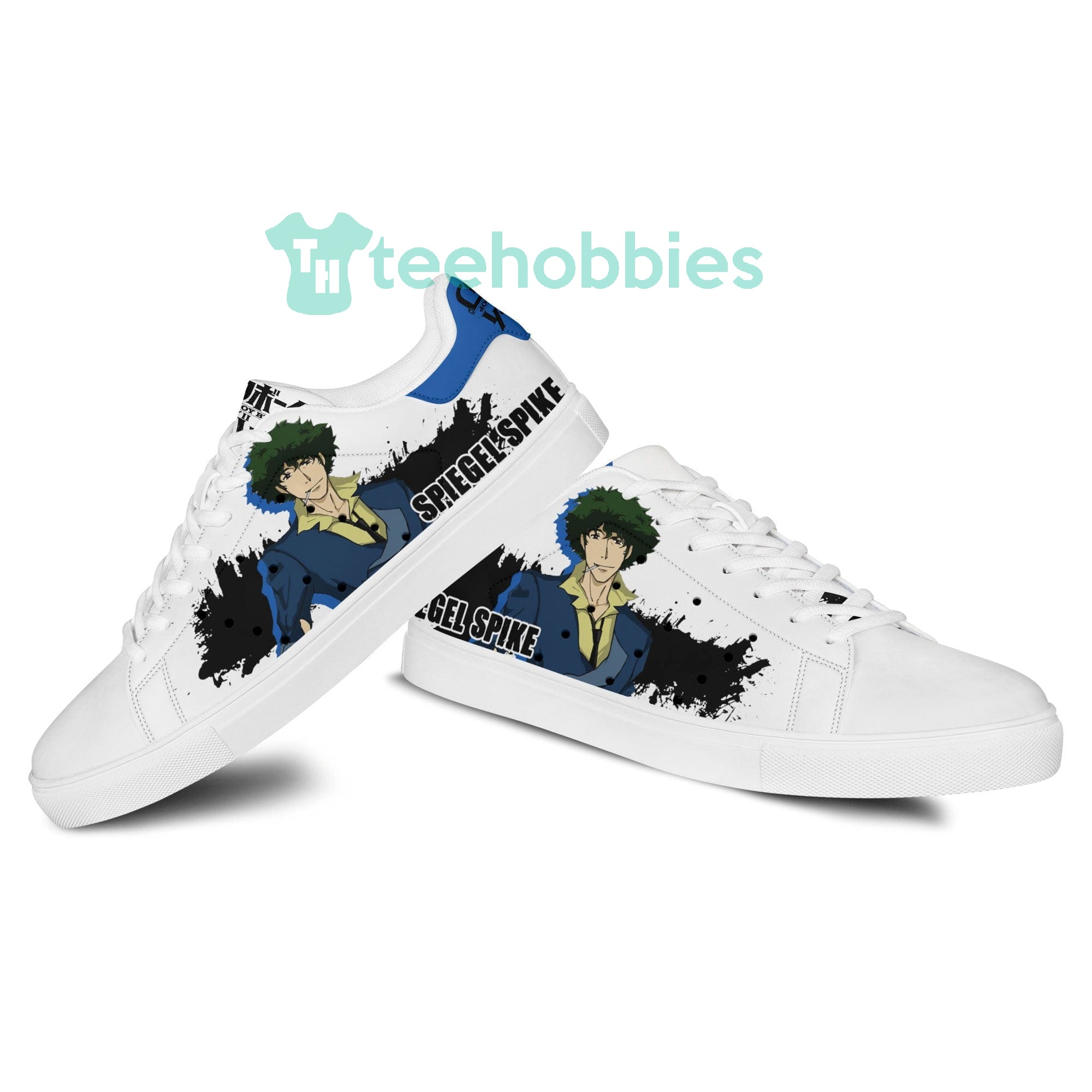 Spike Spiegel Custom Cowboy Bebop Anime Skate Shoes For Men And Women Product photo 2