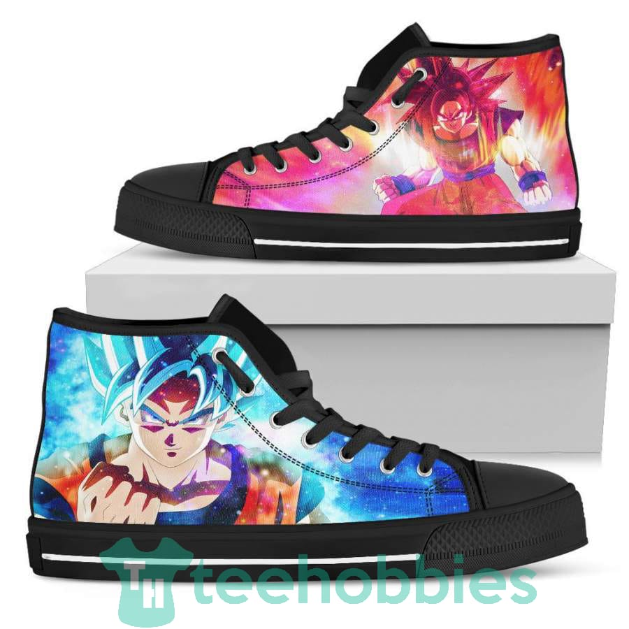 Super Saiyan Anime Son Goku Dragon Ball High Top Shoes For Anime Fans