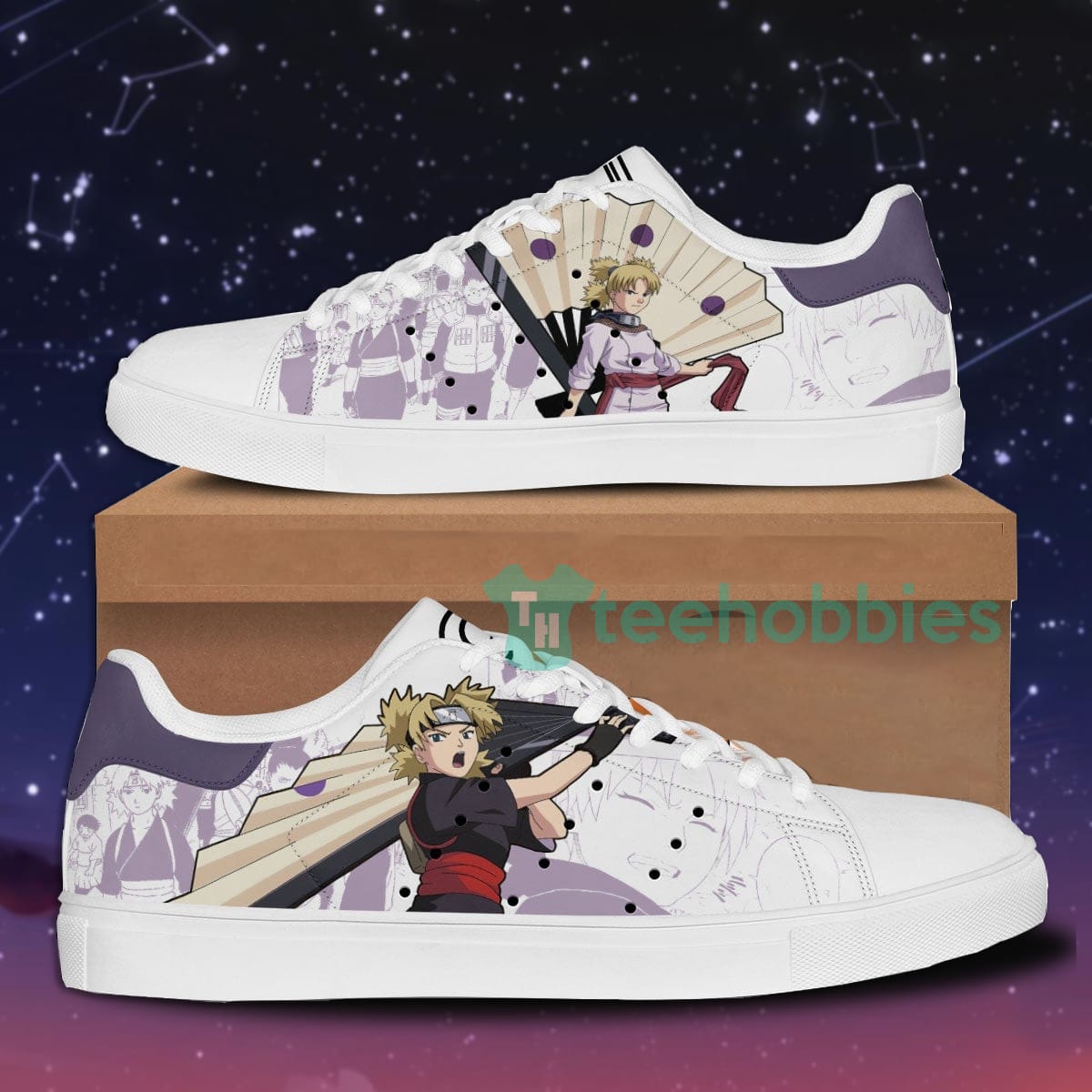 Temari Custom Naruto Anime Skate Shoes For Men And Women