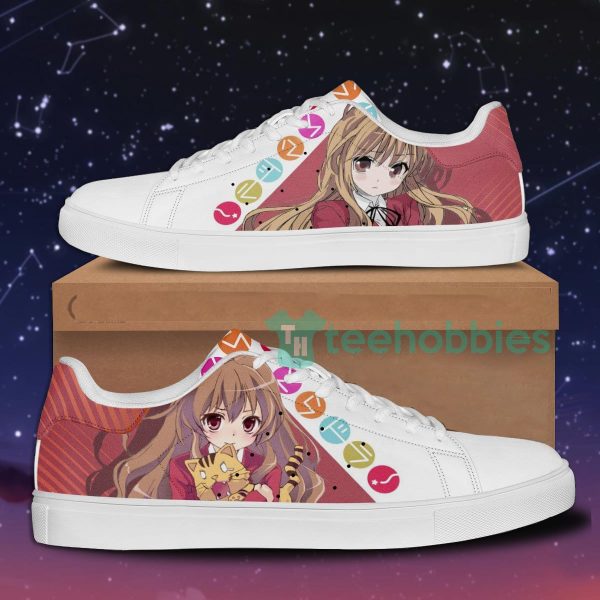 toradora taiga aisaka custom anime skate shoes for men and women 1 Gowhq 600x600px Toradora Taiga Aisaka Custom Anime Skate Shoes For Men And Women