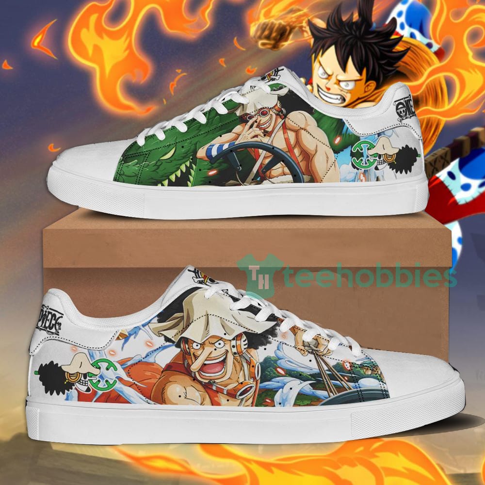 Usopp One Piece Fans Custom Anime Skate Shoes
