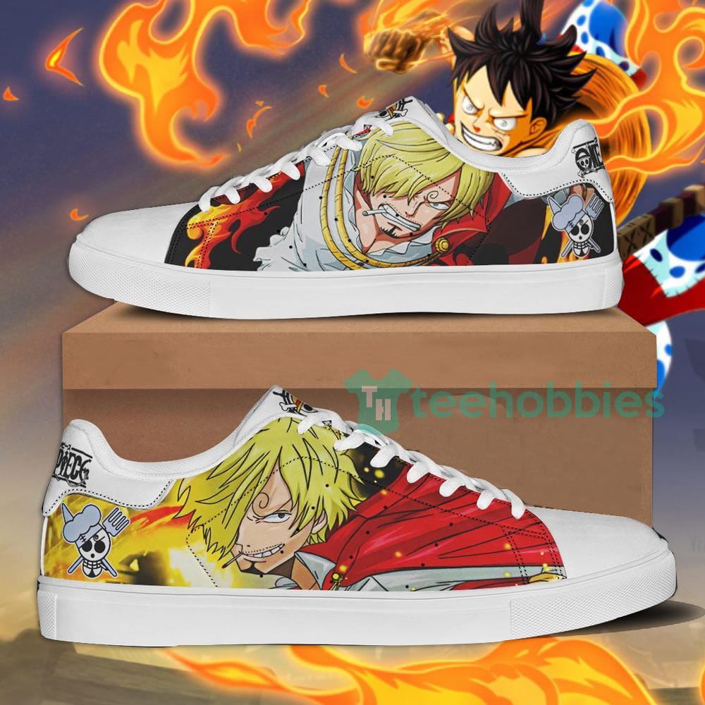 Vinsmoke Sanji One Piece Fans Custom Anime Skate Shoes