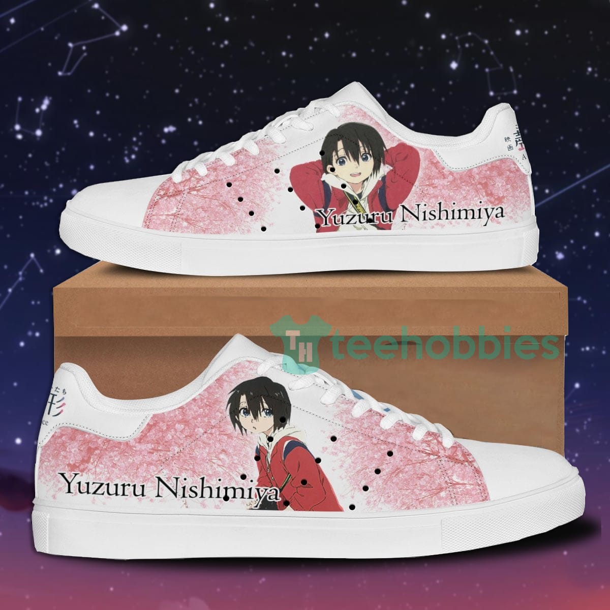 Yuzuru Nishimiya Custom Anime A Silent Voice Skate Shoes For Men And Women
