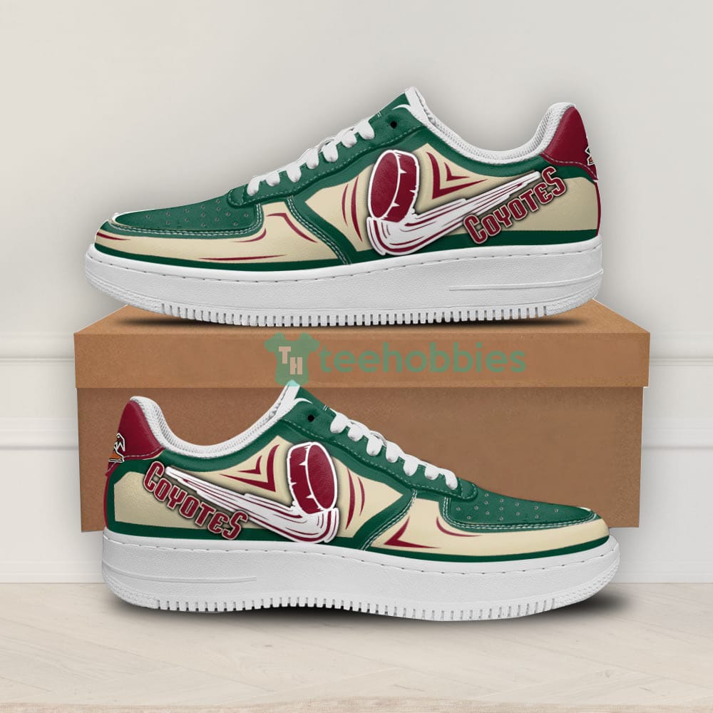 Arizona Coyotes Custom Ball Air Force Shoes For Fans