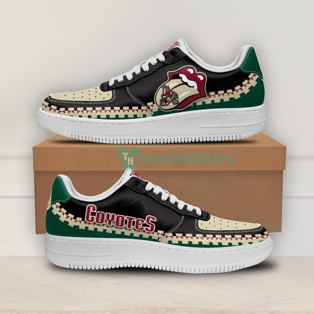 Arizona Coyotes Custom Lips Air Force Shoes For Fans