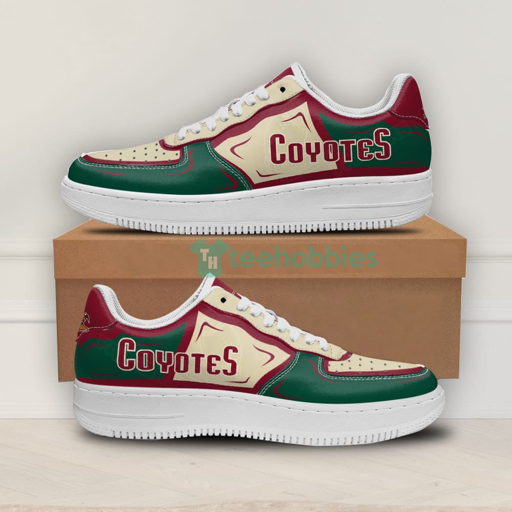 Arizona Coyotes Team Simple Style Air Force Shoes For Fans