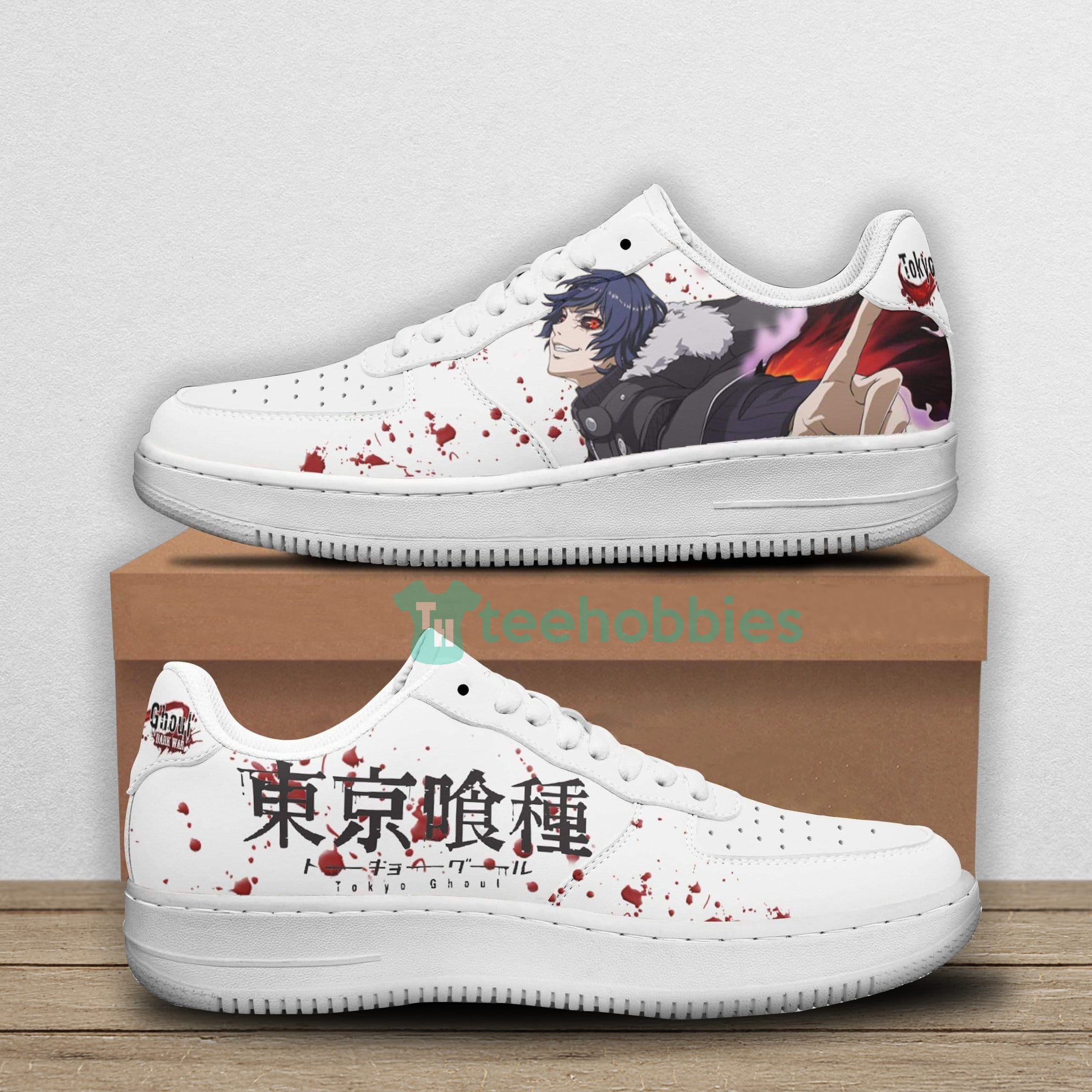 Ayato Kirishima Custom Tokyo Ghoul Anime Fans Air Force Shoes