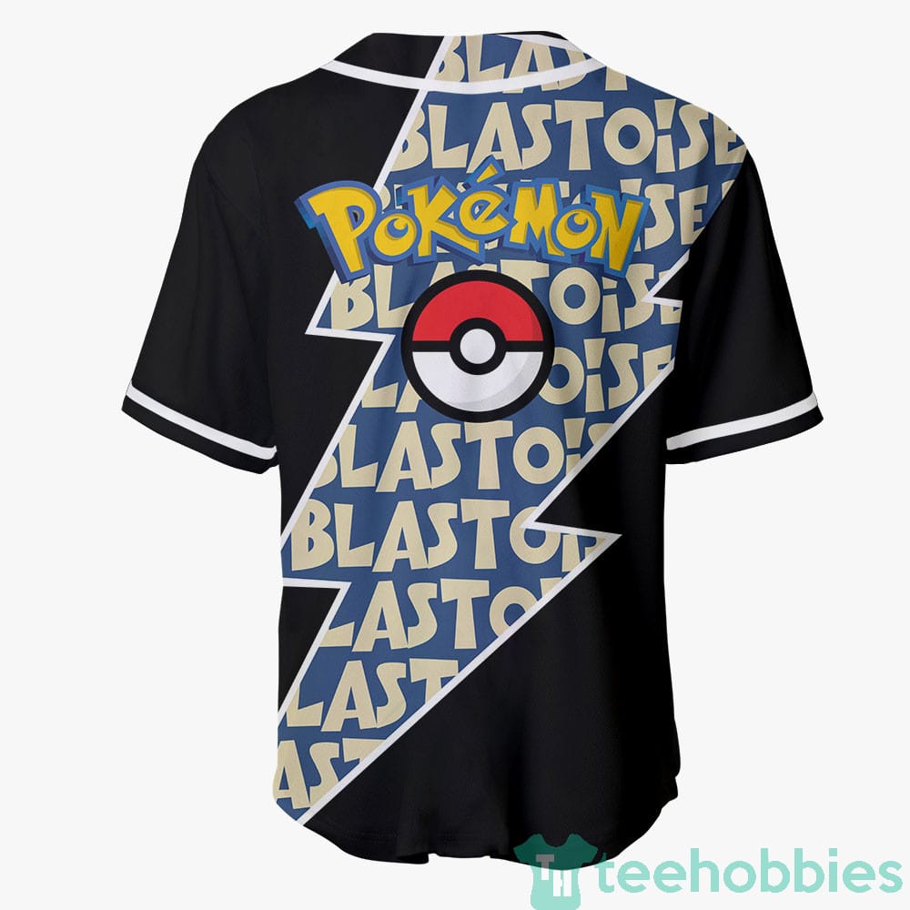 Blastoise Custom Pokemon Anime Jersey Baseball Shirt For Fans Product photo 2
