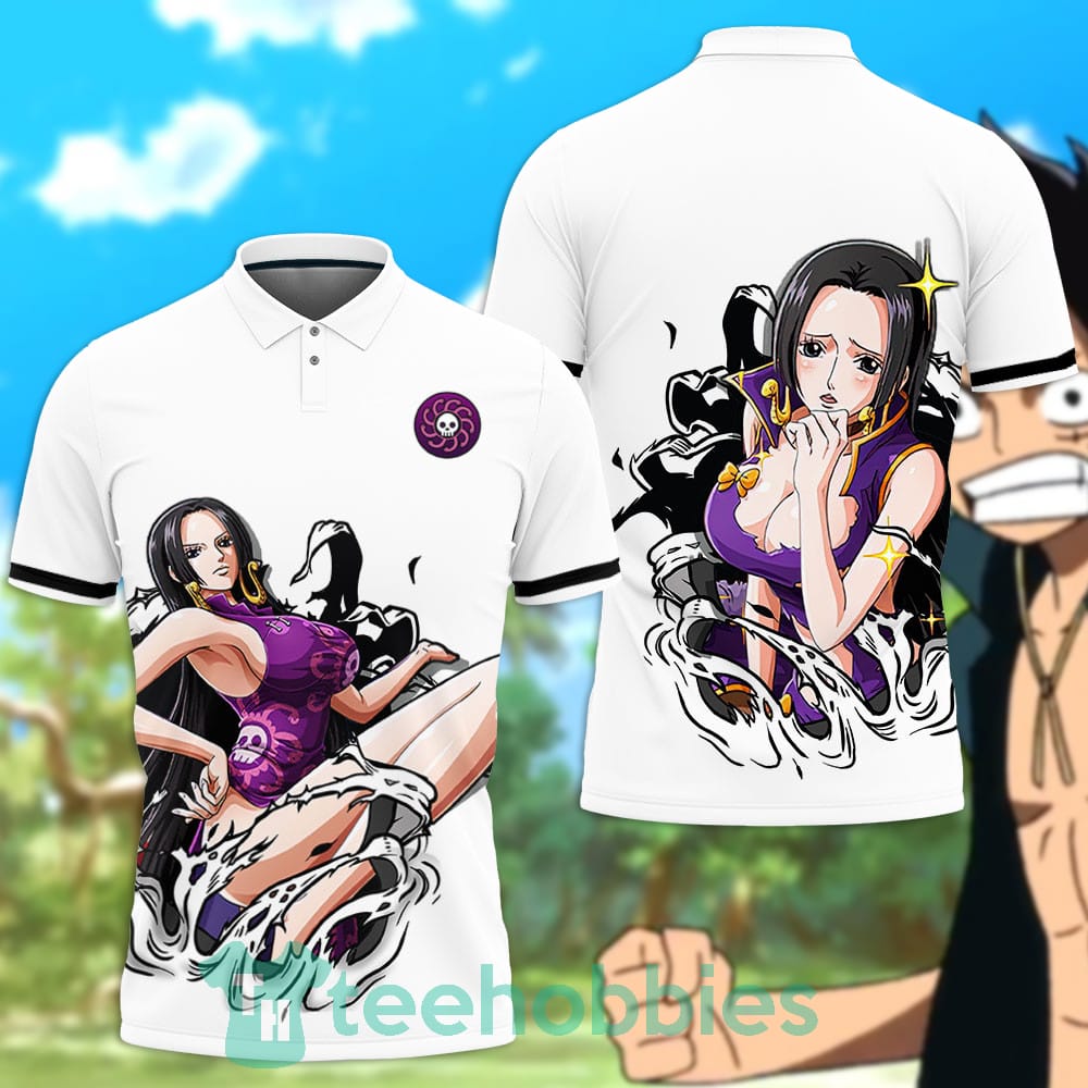 Boa Hancock Polo Shirt Custom Anime One Piece For Anime Fans