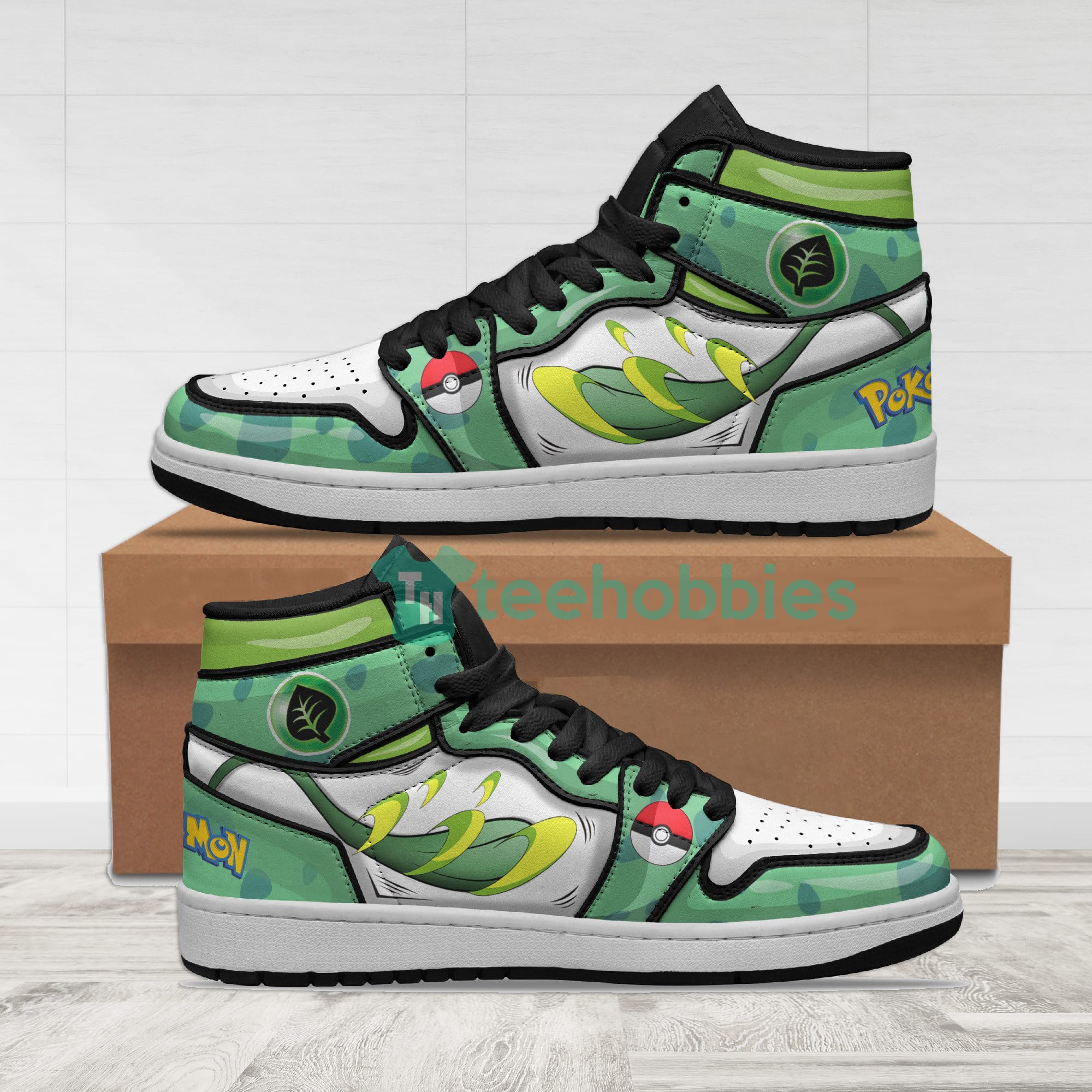 Bulbasaur Pokemon Custom Anime Air Hightop Shoes