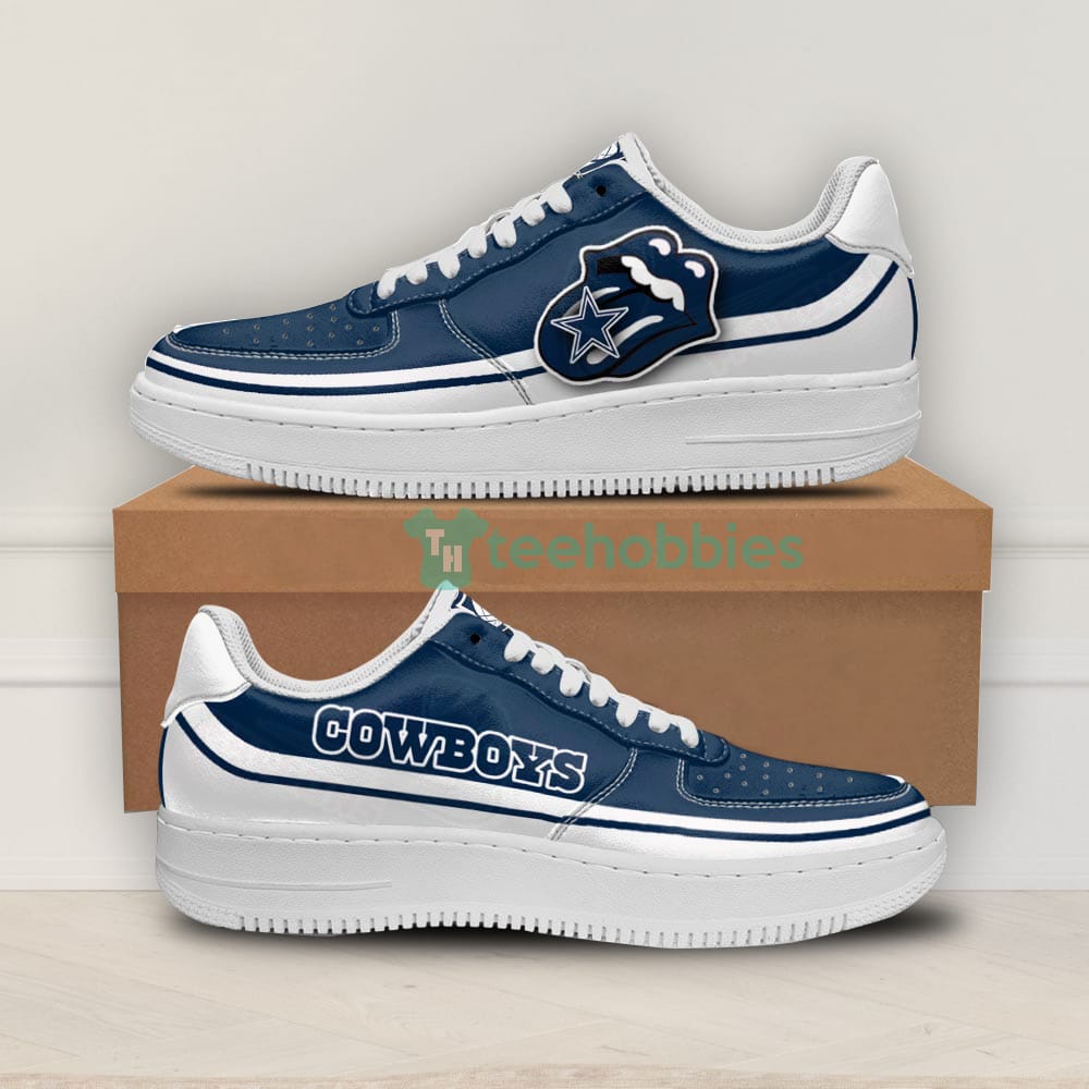 Dallas Cowboys Custom Lips Air Force Shoes For Fans