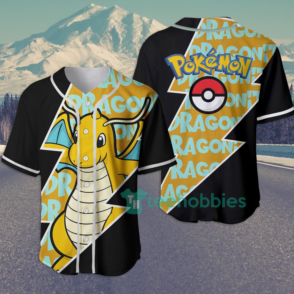 Dragonite Custom Pokemon Anime Jersey Baseball Shirt For Fans
