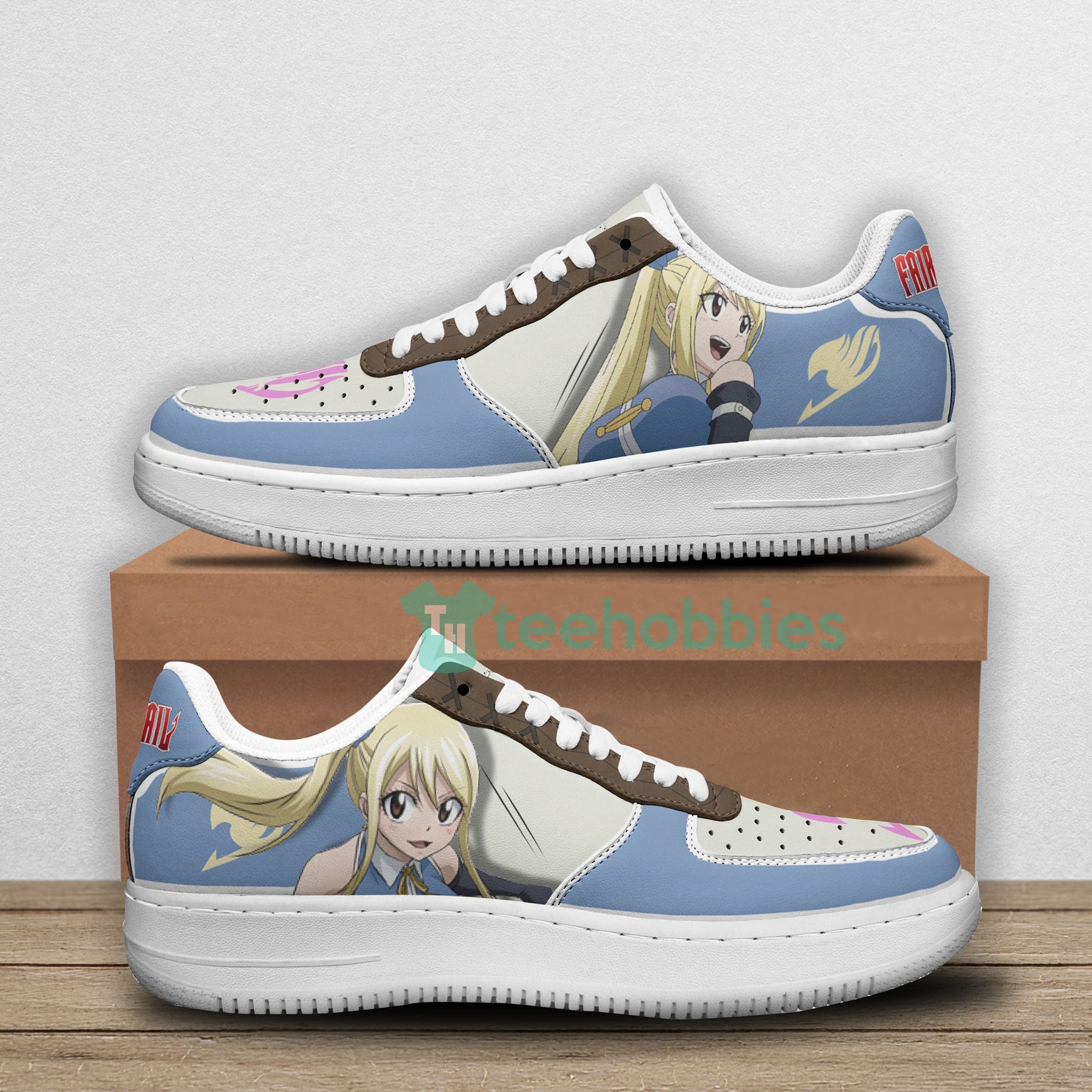 Fairy Tail Lucy Heartfilia Custom Anime Air Force Shoes