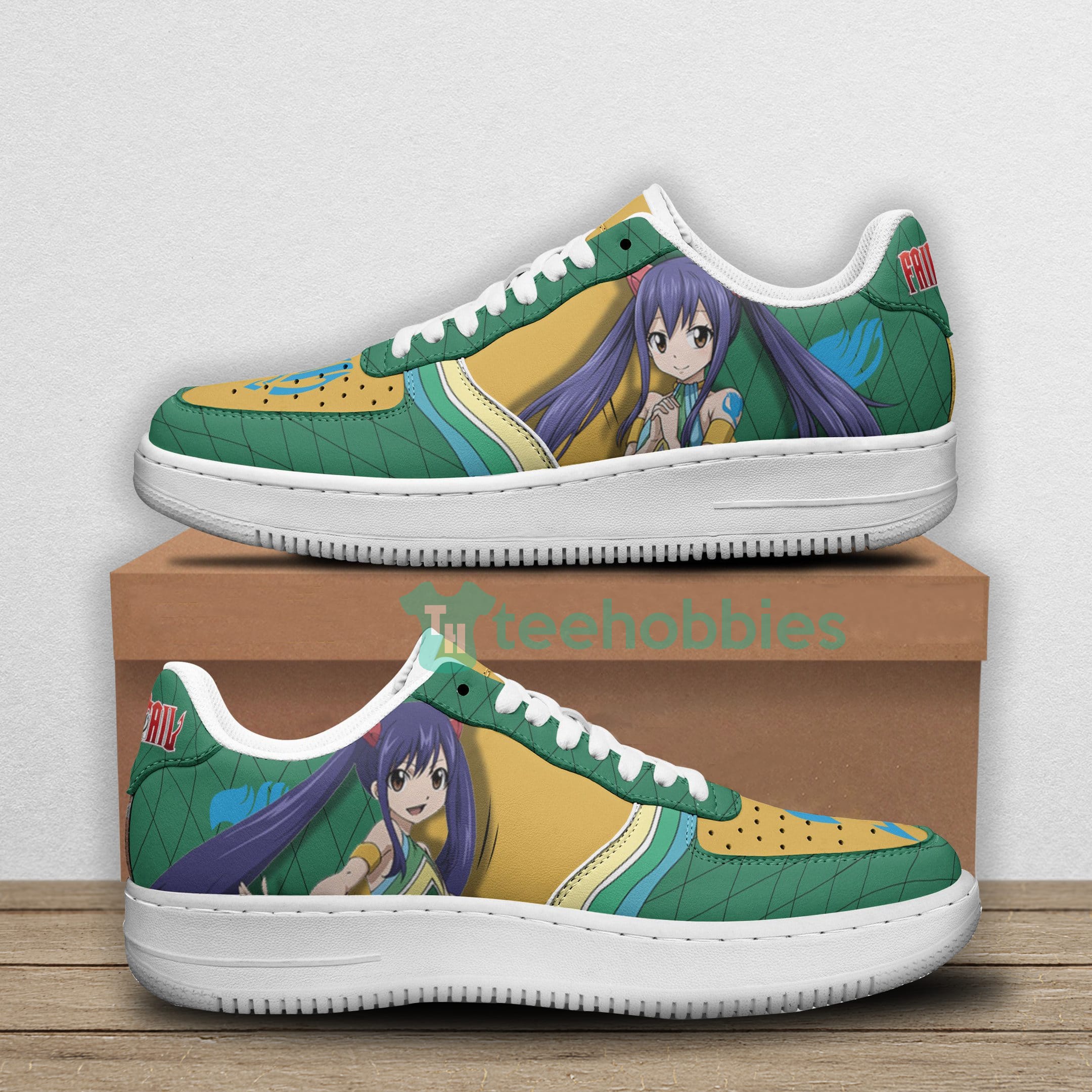 Fairy Tail Wendy Marvell Custom Anime Air Force Shoes