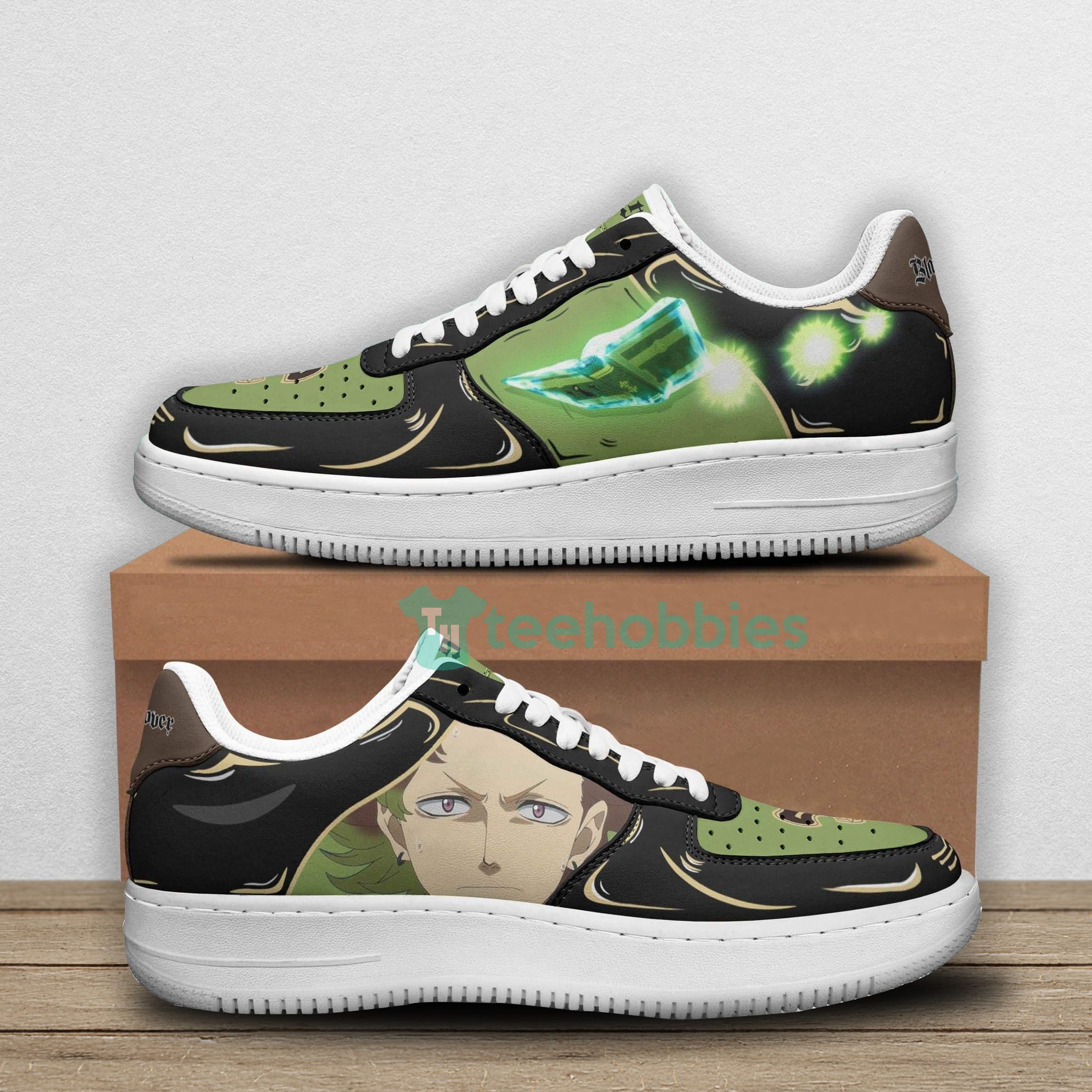 Finral Roulacase Custom Black Clover Anime For Fans Air Force Shoes