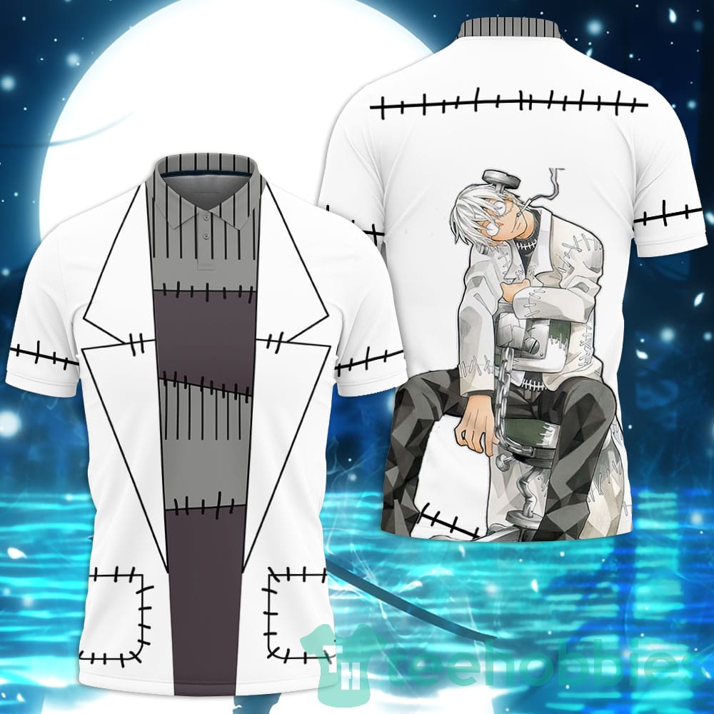 Franken Stein Soul Eater Custom Anime Polo Shirt For Men And Women