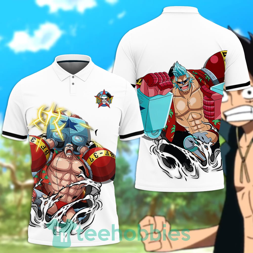 Franky Polo Shirt Custom Anime One Piece For Anime Fans