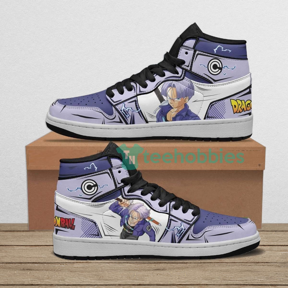 Future Trunks Custom Dragon Ball Anime Air Jordan Hightop Shoes