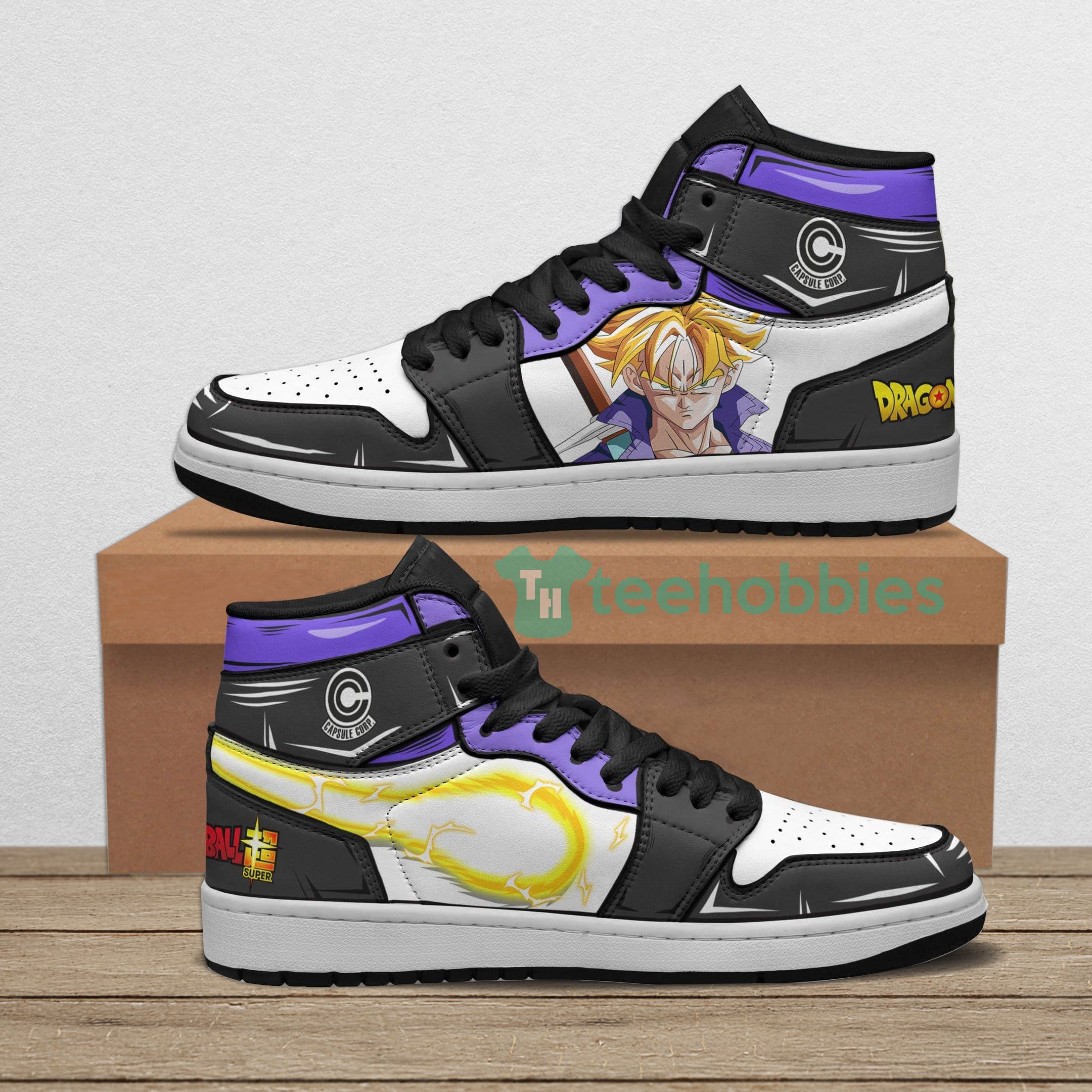 Future Trunks Custom Dragon Ball Super Anime Air Jordan Hightop Shoes