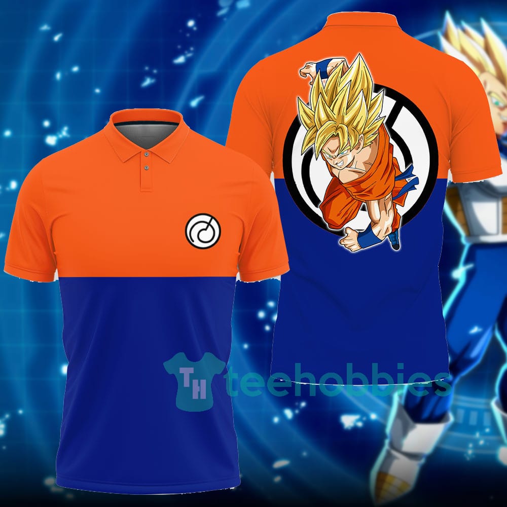 Goku Dragon Ball Custom Anime Polo Shirt For Fans
