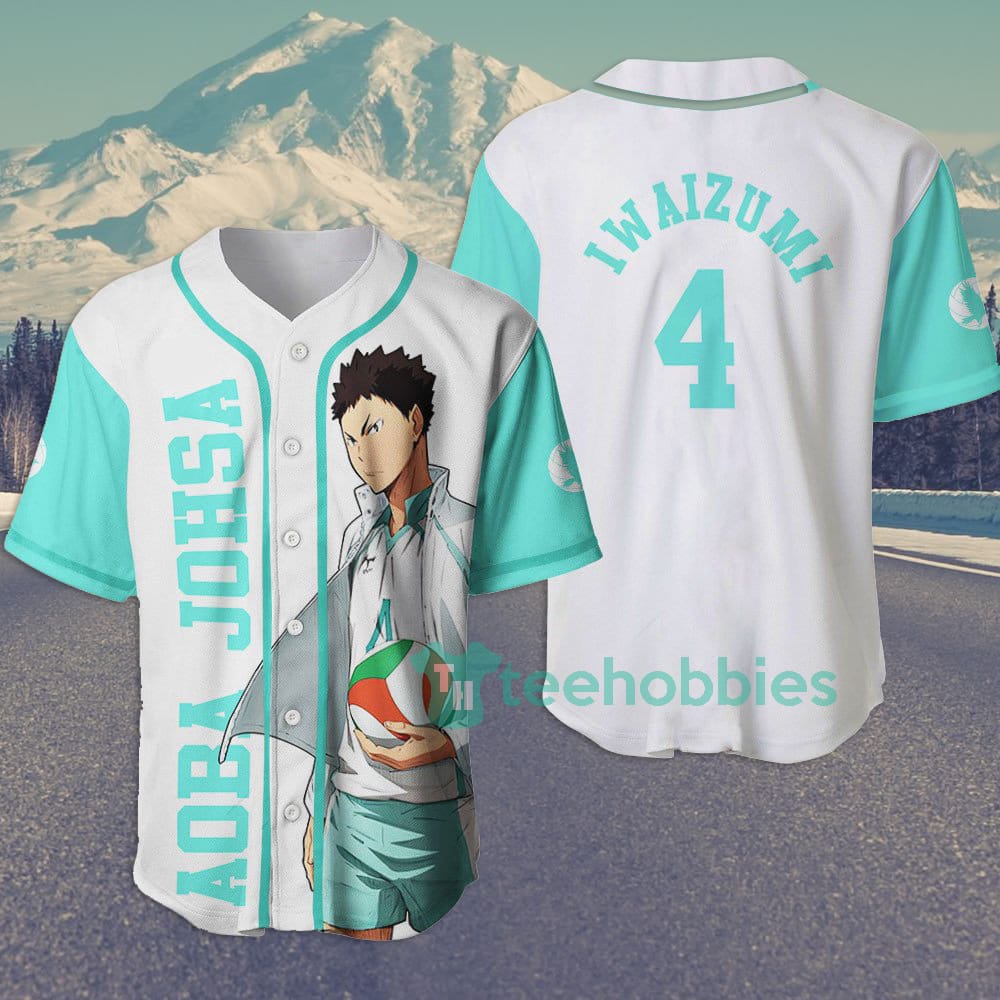 Hajime Iwaizumi Haikyuu Custom Anime Jersey Baseball Shirt For Fans